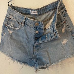 Zara denim shorts